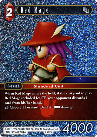 Final Fantasy Opus VII 7-003 Red Mage Foil