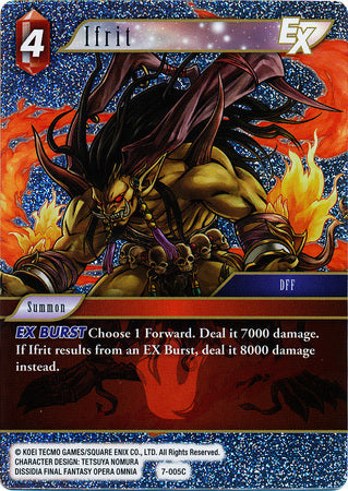 Final Fantasy Opus VII 7-005 Ifrit Foil