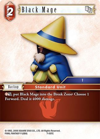 Final Fantasy Opus VII 7-007 Black Mage