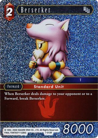 Final Fantasy Opus VII 7-013 Berserker Foil