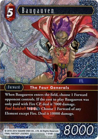 Final Fantasy Opus VII 7-014 Baugauven Foil