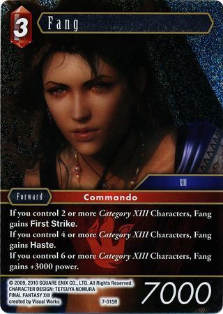 Final Fantasy Opus VII 7-015 Fang Foil