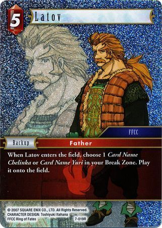 Final Fantasy Opus VII 7-019 Latov Foil