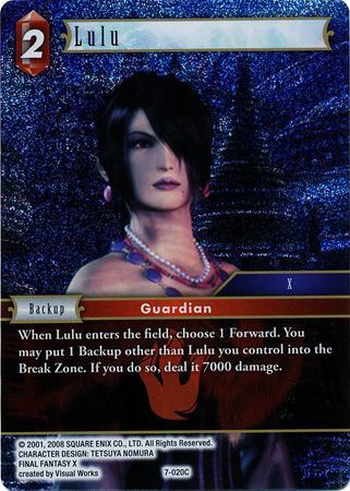 Final Fantasy Opus VII 7-020 Lulu Foil