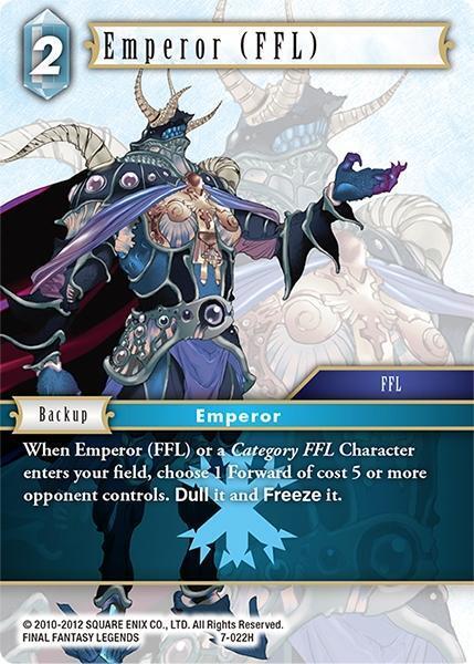 Final Fantasy Opus VII 7-022 Emperor (FFL)