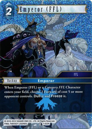 Final Fantasy Opus VII 7-022 Emperor Foil (FFL)