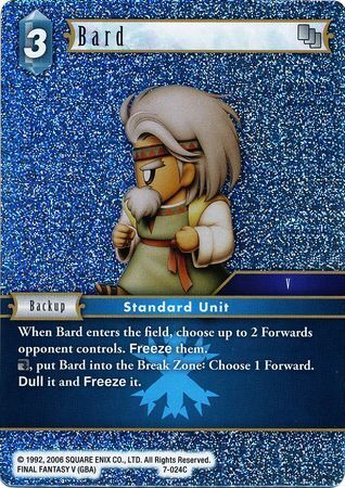 Final Fantasy Opus VII 7-024 Bard Foil