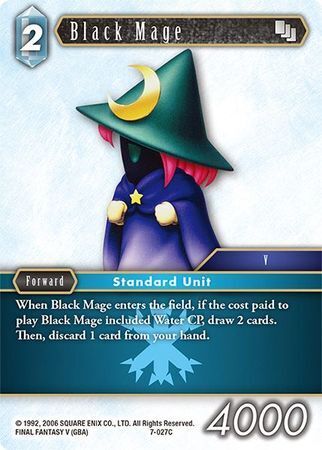 Final Fantasy Opus VII 7-027 Black Mage