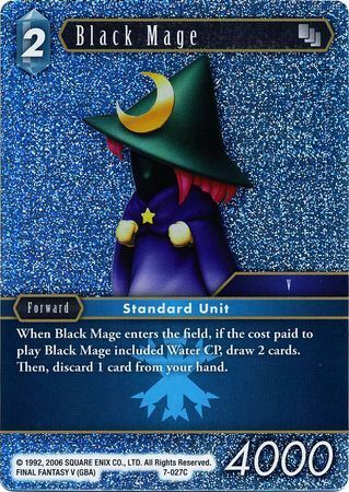 Final Fantasy Opus VII 7-027 Black Mage Foil