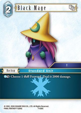 Final Fantasy Opus VII 7-028 Black Mage