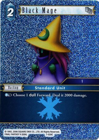 Final Fantasy Opus VII 7-028 Black Mage Foil