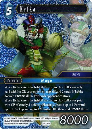 Final Fantasy Opus VII 7-029 Kefka Foil