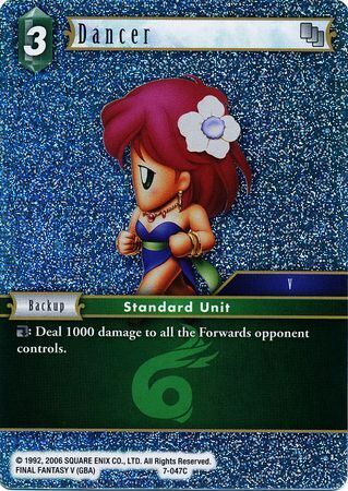 Final Fantasy Opus VII 7-047 Dancer Foil