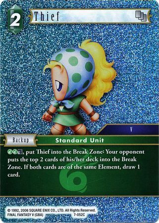 Final Fantasy Opus VII 7-052 Thief Foil