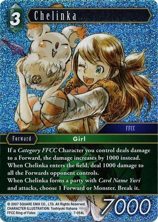 Final Fantasy Opus VII 7-054 Chelinka Foil