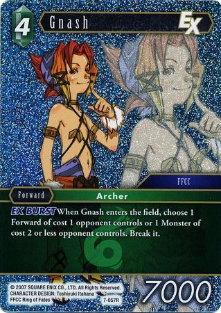 Final Fantasy Opus VII 7-057 Gnash Foil