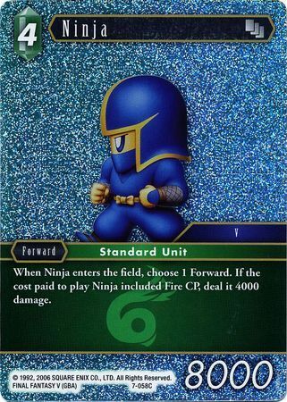 Final Fantasy Opus VII 7-058 Ninja Foil