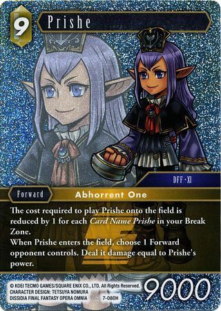 Final Fantasy Opus VII 7-080 Prishe Foil