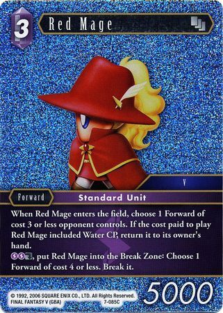 Final Fantasy Opus VII 7-085 Red Mage Foil