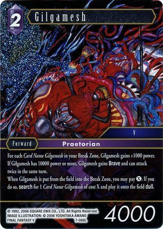 Final Fantasy Opus VII 7-088 Gilgamesh Foil