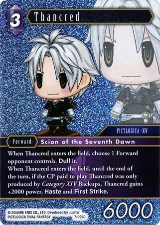 Final Fantasy Opus VII 7-092 Thancred Foil