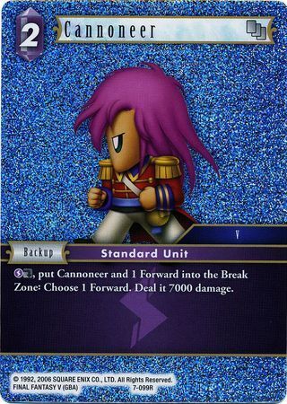 Final Fantasy Opus VII 7-099 Cannoneer Foil