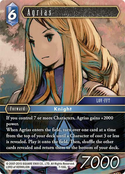 Final Fantasy Opus VII 7-106 Agrias