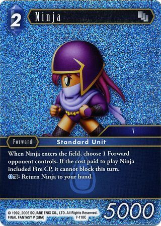 Final Fantasy Opus VII 7-118 Ninja Foil