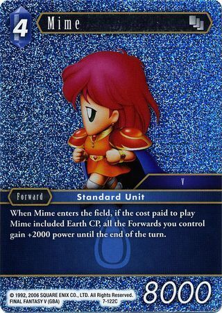 Final Fantasy Opus VII 7-122 Mime Foil