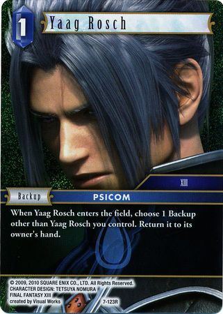 Final Fantasy Opus VII 7-123 Yaag Rosch Foil