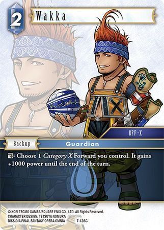 Final Fantasy Opus VII 7-126 Wakka