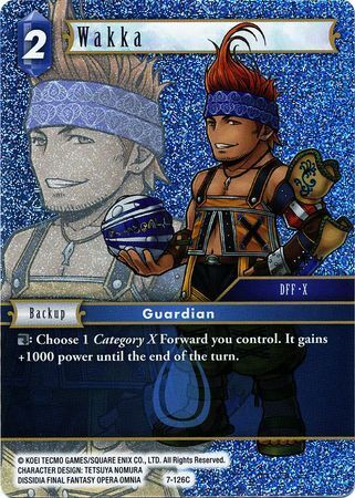 Final Fantasy Opus VII 7-126 Wakka Foil