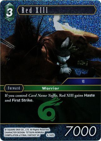 Final Fantasy Opus VIII 8-142 Red XIII Foil