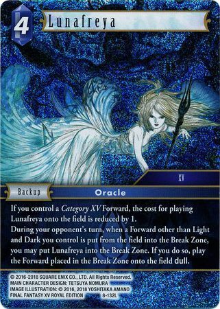 Final Fantasy Opus VIII 8-132 Lunafreya Foil