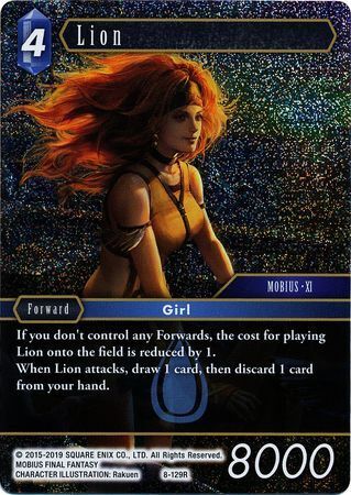 Final Fantasy Opus VIII 8-129 Lion Foil