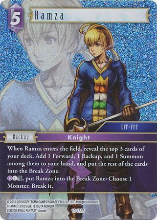 Final Fantasy Opus X 10-138 Ramza Foil