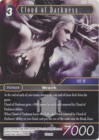 Final Fantasy Opus X 10-140 Cloud of Darkness