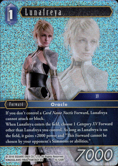 Final Fantasy Opus XV - 15-125 Lunafreya Foil