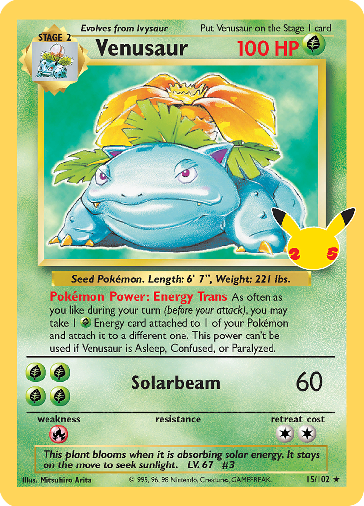 Pokemon Celebrations Venusaur Celebrations Classic Collection