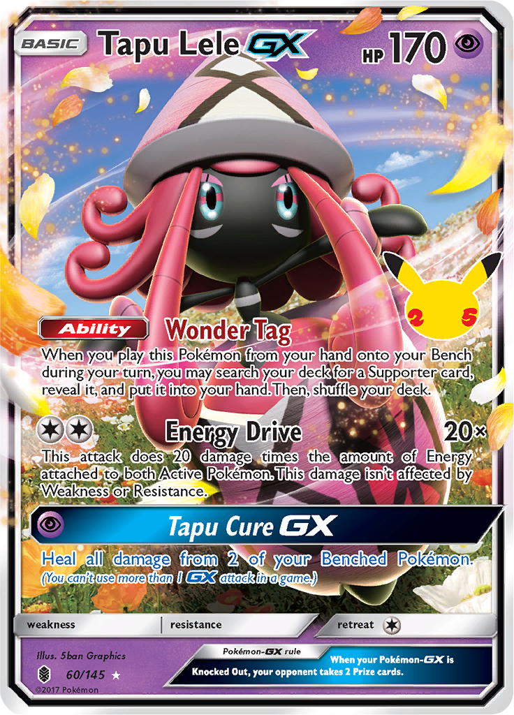 Pokemon Celebrations Tapu Lele GX Celebrations Classic Collection