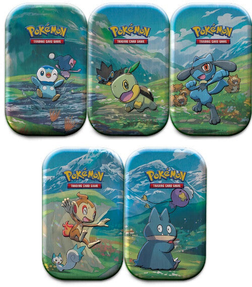 Pokemon - Sinnoh Stars Mini Tins Complete Art Collection