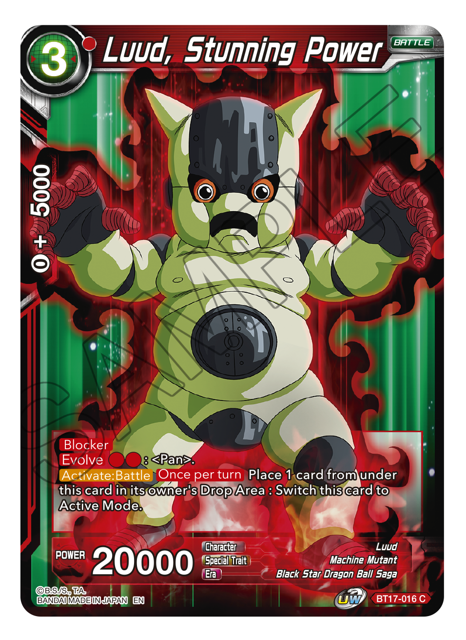 Ultimate Squad BT17-016 Luud, Stunning Power