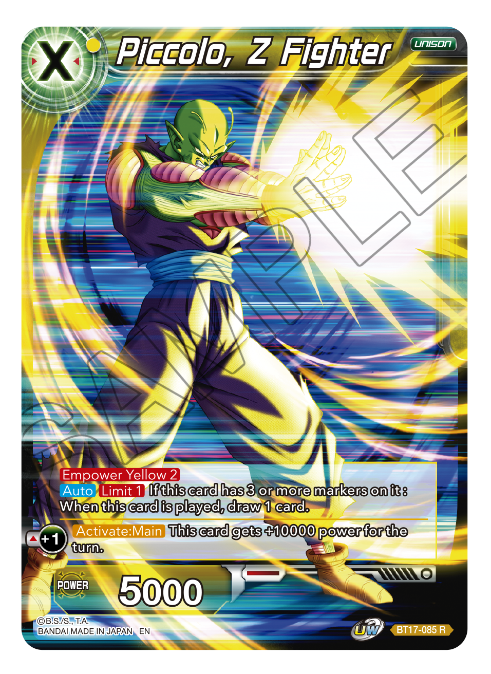 Ultimate Squad BT17-085 Piccolo, Z Fighter