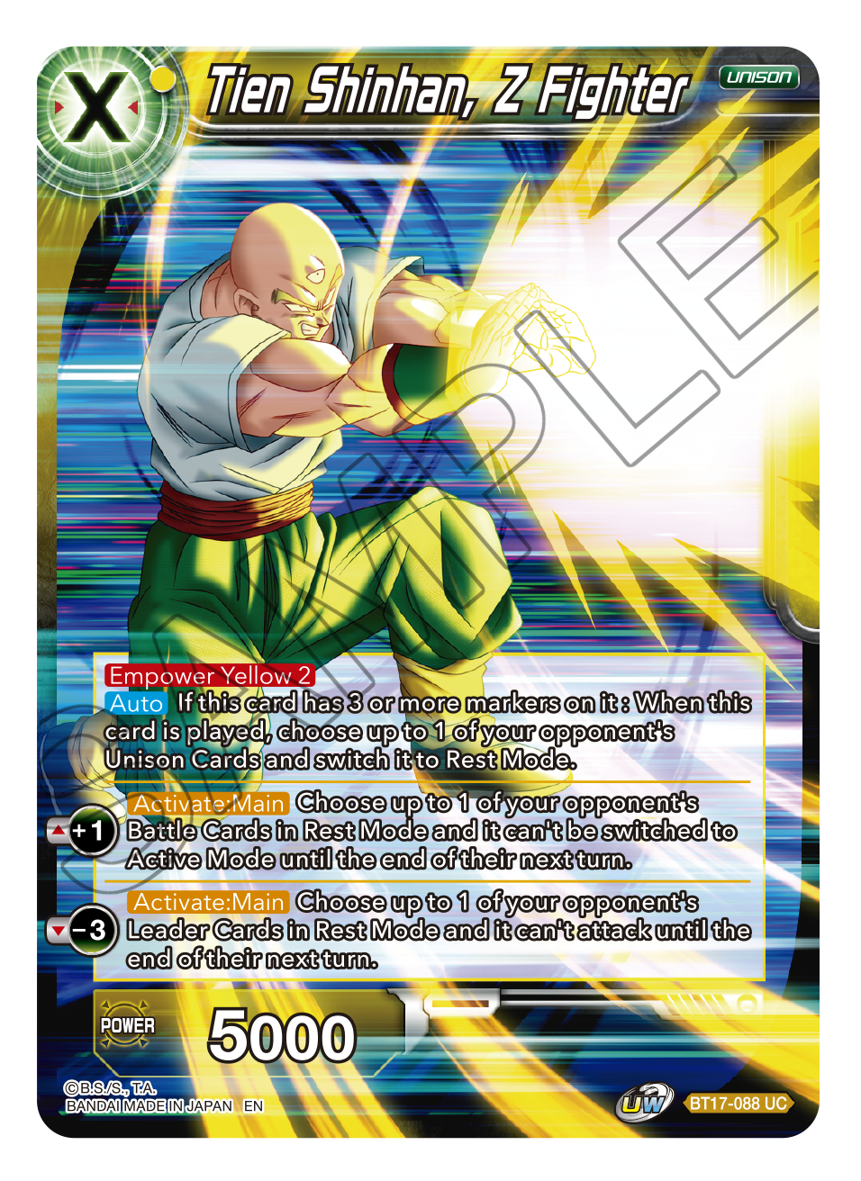 Ultimate Squad BT17-088 Tien Shinhan, Z Fighter