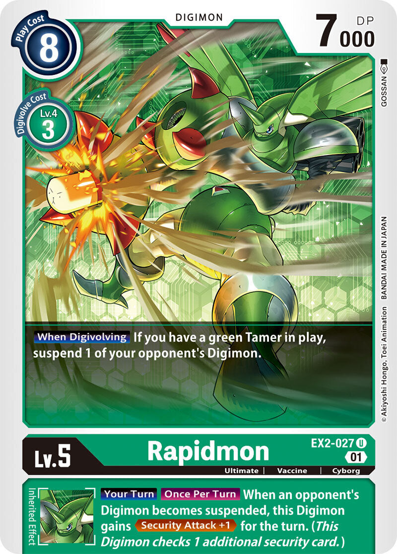 Theme Booster Digital Hazard EX-02 - 027 Rapidmon