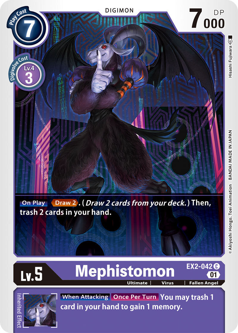 Theme Booster Digital Hazard EX-02 - 042 Mephistomon