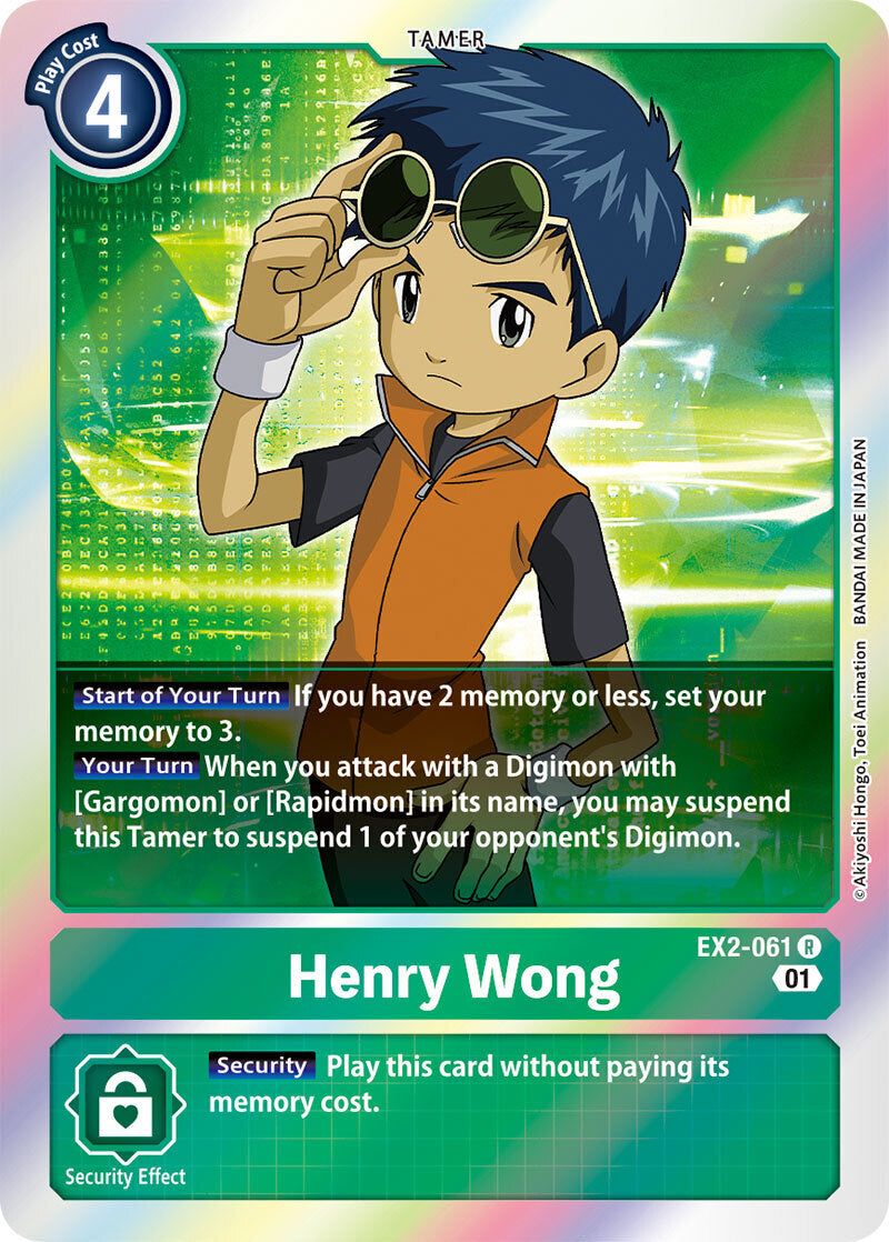 Theme Booster Digital Hazard EX-02 - 061 Henry Wong