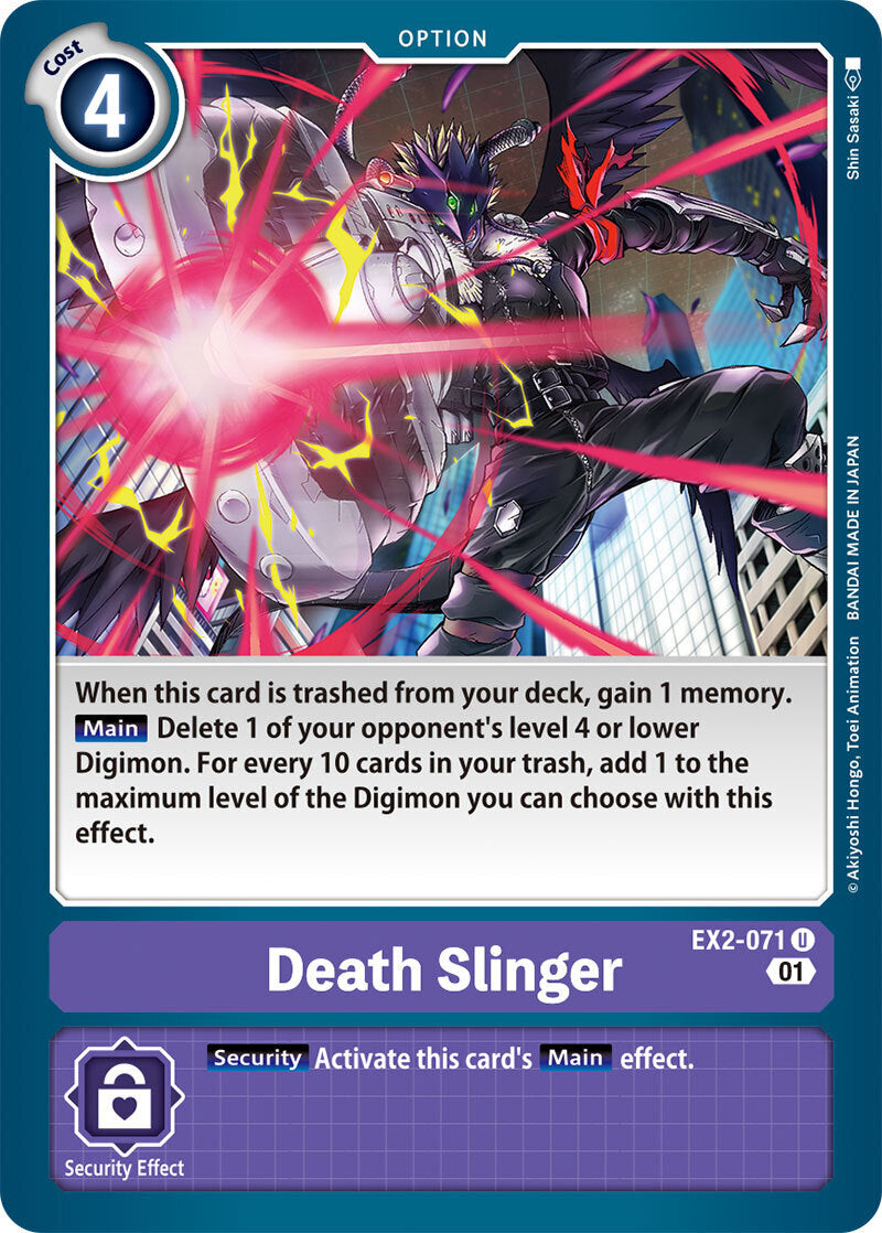 Theme Booster Digital Hazard EX-02 - 071 Death Slinger