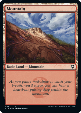 MTG Battle for Baldur's Gate 466 Mountain