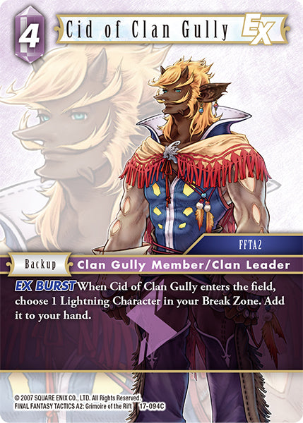 Final Fantasy Opus XVII 17-094 Cid of Clan Gully